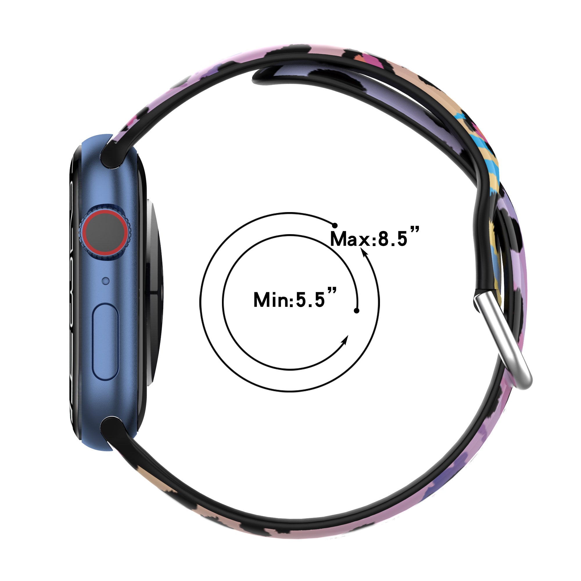 IML Pattern Printing Smart Watch Band Silicone Wrist Straps for Apple Watch Series 9 8 7 41mm 6 5 4 SE (2023) SE(2022) SE 40mm 3 2 1 38mm IML Pattern Printing Smart Watch Band Silicone Wrist Straps for Apple Watch Series 9 8 7 41mm 6 5 4 SE (2023) SE(2022) SE 40mm 3 2 1 38mm